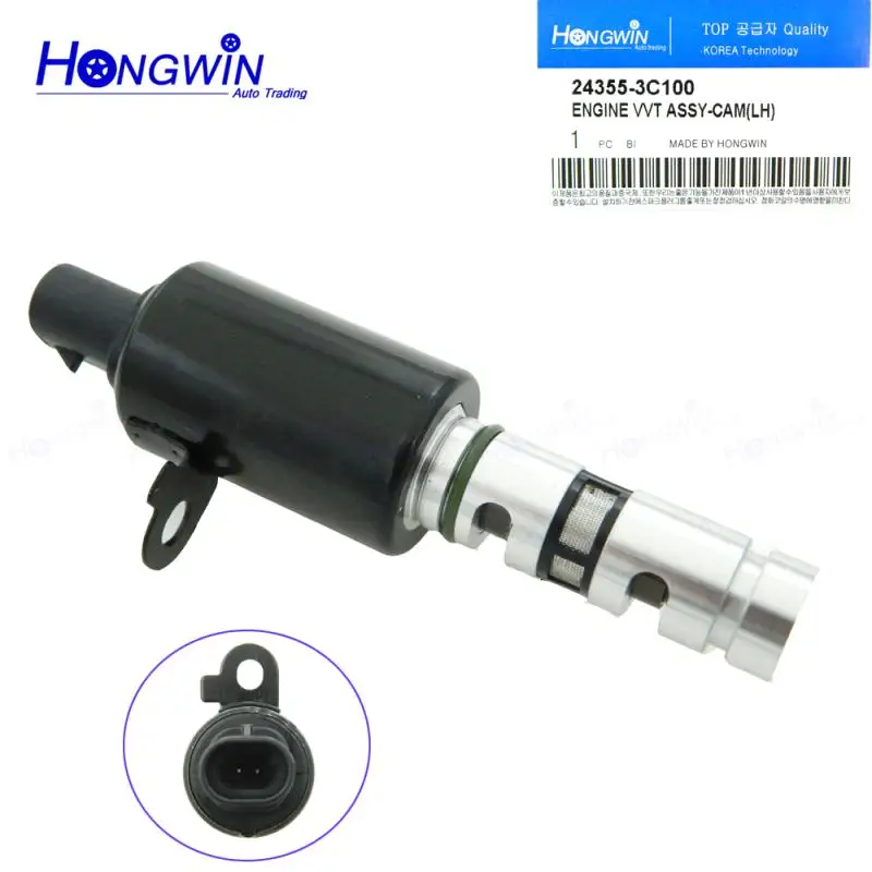 Intake Valve 24355-3C100 243553C100 VVT oil control Solenoid for HHyundai Veracruz Azera Santa Fe Kia AMANTI SEDONA 2007-2012