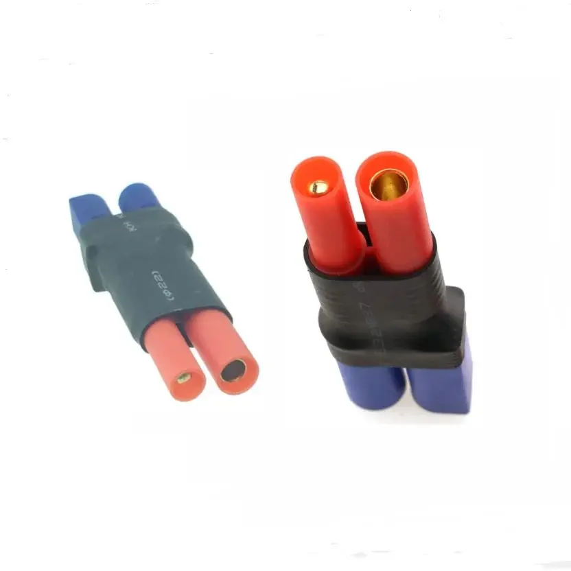 2 Pcs HXT 4.0 mm to Deans T Plug XT60 XT90 EC3 EC5 TRX Male Female  Connector Adapter 4.0mm 4mm Bullet for FPV RC Lipo Battery