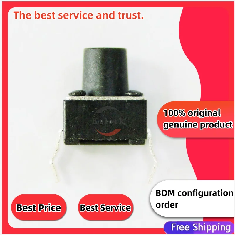 10/50/100PCS 6X6x7mm 4PIN dip TACT push button switch Micro key power tactile switches 6x6x7 6*6*7MM Light touch