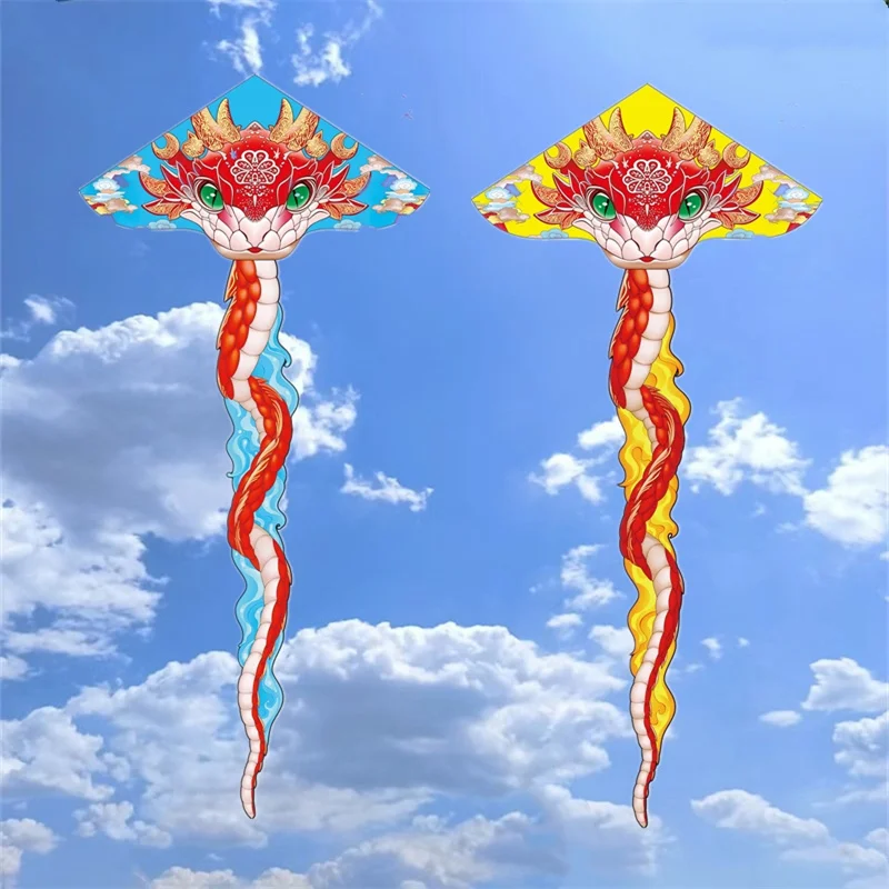 free shipping snake kite for adults flying kites kite flying professional flying bird spinner outdoor toys show kite delta kite