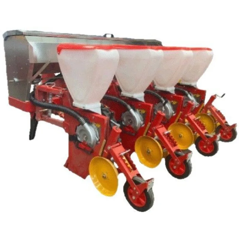Air suction precision corn planter, light duty no-tillage fertilizer planter