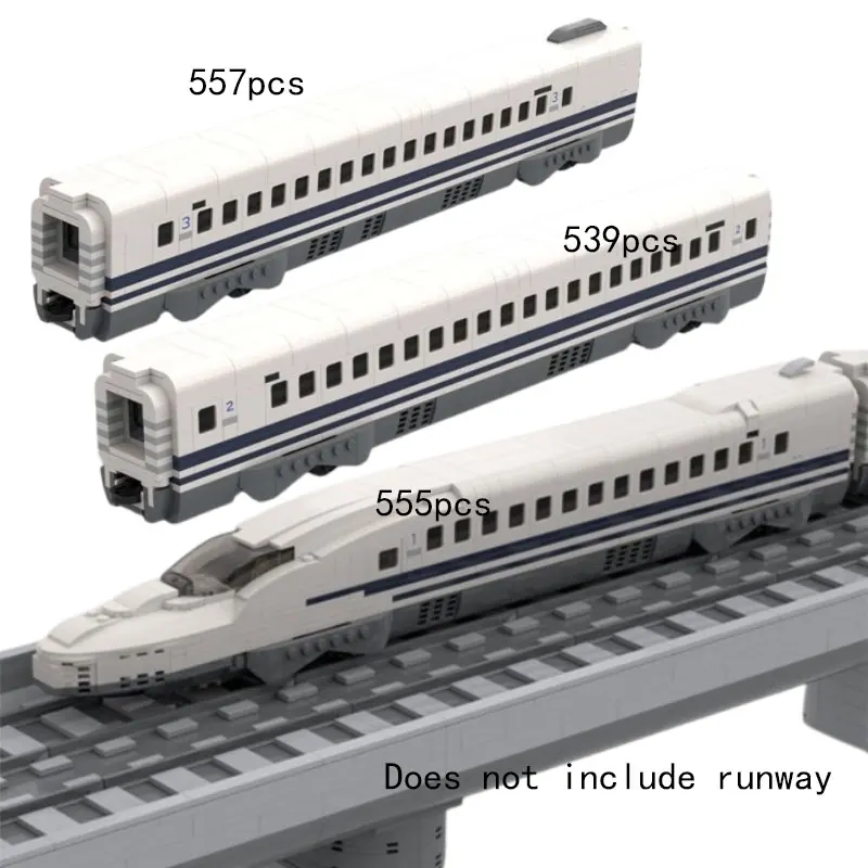 

Spot MOC-118574 train 128157 car 128157 car 128270 car 128296 car small particle assembly building blocks educational toy model