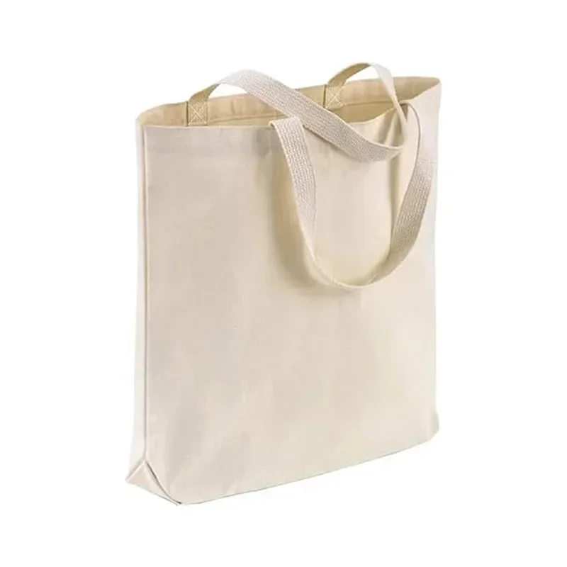 SVE1 Canvas Tote Bags with Magnetic Snap, Reusable Grocery Shopping Bags, DIY Your Creative Designs