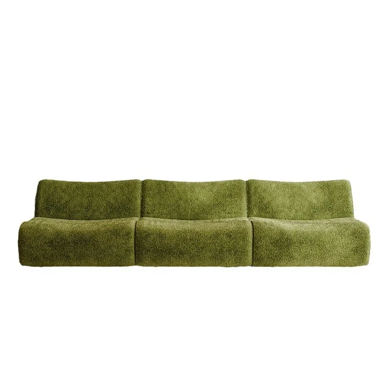 

Medieval wabi-sabi sofa French retro creative module sofa single chair living room curved sofa combination