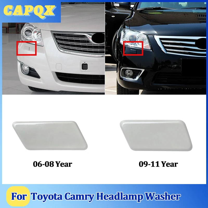 For Toyota Camry  2006 07 08 09 10 11 Front Bumper Headlight Washer Spray Nozzle Cover Headlamp Washer Jet