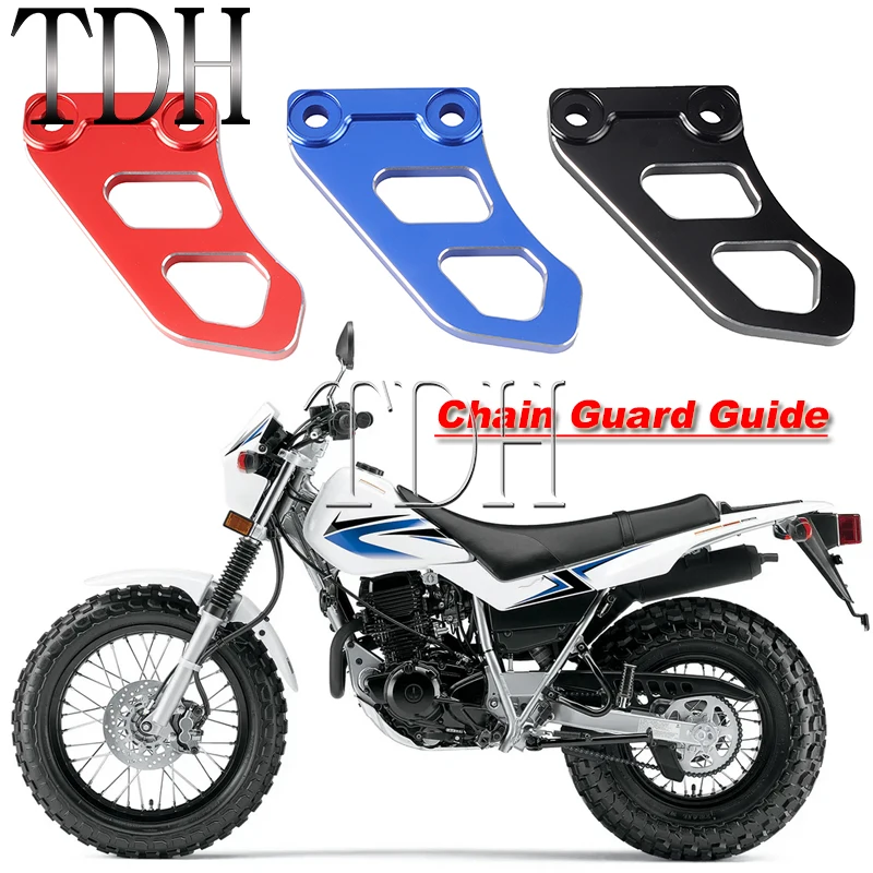 Prowadnica łańcucha motocyklowego CNC aluminiowa osłona łańcucha Protector dla Yamaha XT225 XT250 TW200 XT 225 250 TW 200 akcesoria 05-22