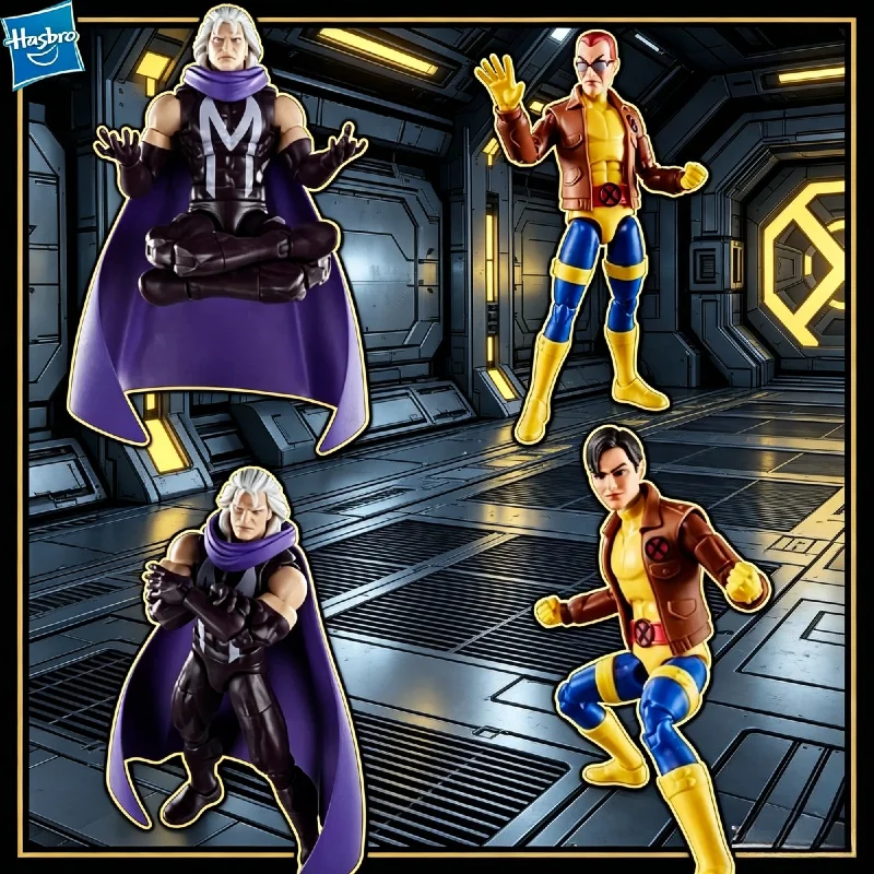 【in-stock】hasbro-marvel-legends-x-men-'97-morph-magneto-6-inch-15cm-action-figure-set-collectible-model-toy-gift