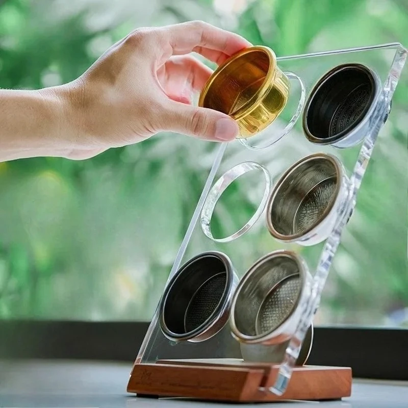 Suitable for Coffee Powder Bowl Storage Rack, Secondary Water Distribution Network, Three-dimensional Storage Rack