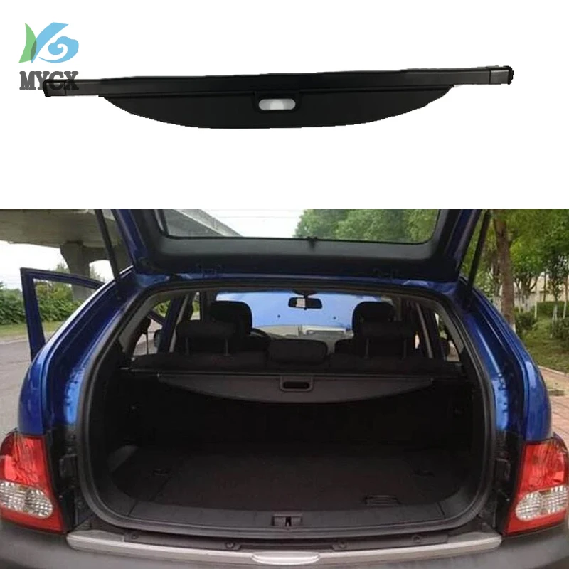 For Ssangyong Actyon 2006-2020 Rear Trunk Cargo Cover Privacy Screen Security Shield Shade Auto Accessories Black Beige