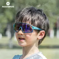 ROCKBROS Sunglasses Girls Boys Polarized Photochromic Goggles Children Out Sports Riding UV Radiation Protection Eyeglasses