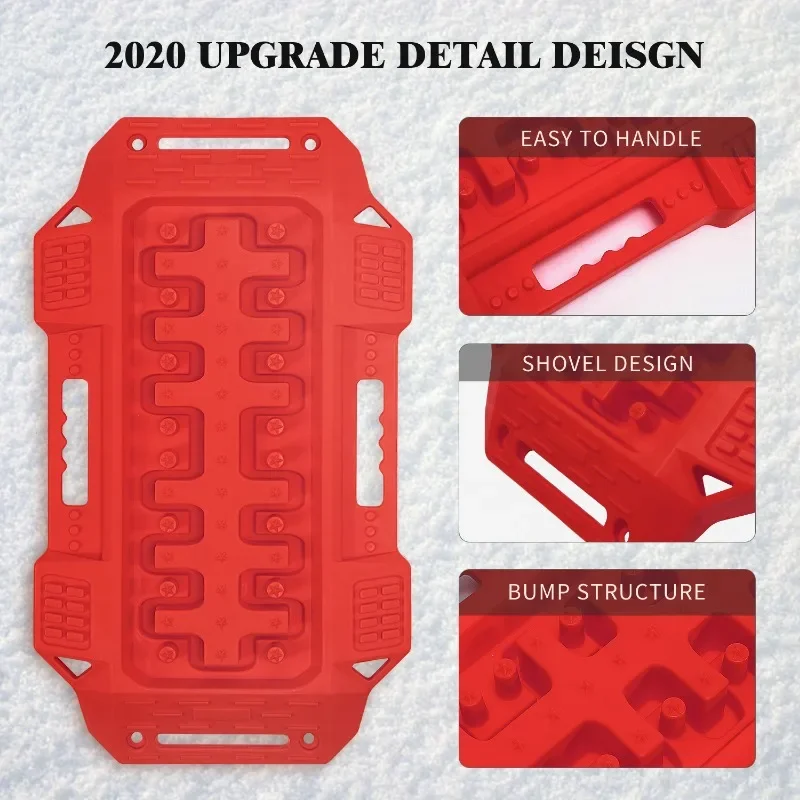 Off-road vehicle escape, sand board, snow, mud self-rescue and anti-depression board