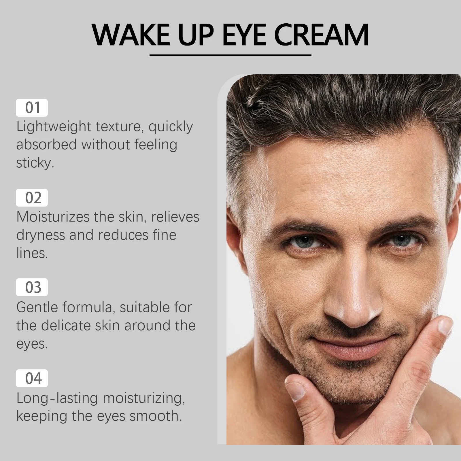 Bee Venom Eye Cream with Collagen Wake Up Eye Cream Reduces Dark Circles Eye Bags Puffiness Anti Wrinkle Firming Under Eye Care