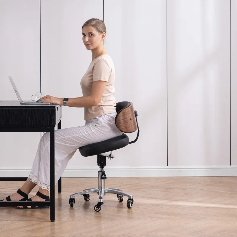 Ergonomic Saddle Chair Balance Dentist Correction Chair Back Tilt Adjustment Correction Study