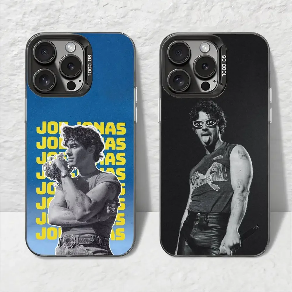 المغني جو J-Jonas جراب هاتف آيفون 11 12 13 14 15 16Pro ماكس زائد حماية تصفيح غطاء الهاتف