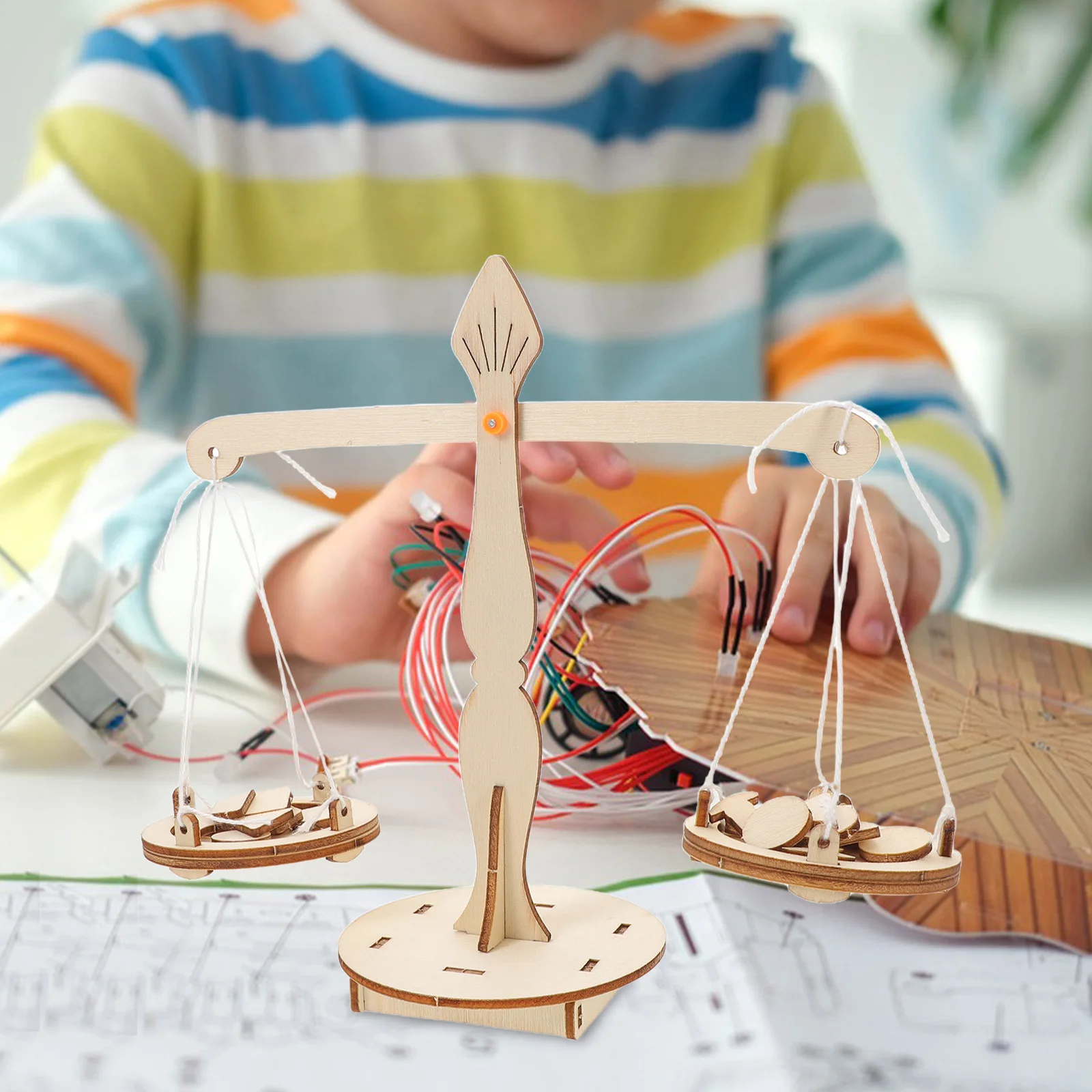 5Pcs DIY Science Experiment Kit Lever Balance Scale Stem Education Tool Children Early Learning Puzzle for Boys - Image 6