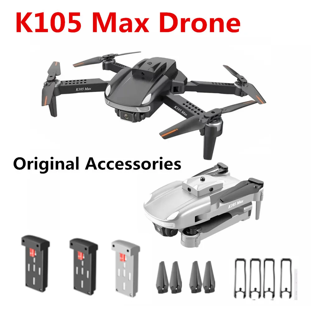 

K105 MAX Drone Original Accessories 3.7V 2000mAh Battery Propeller Maple Leaf Spare Parts For K105 MAX Drones