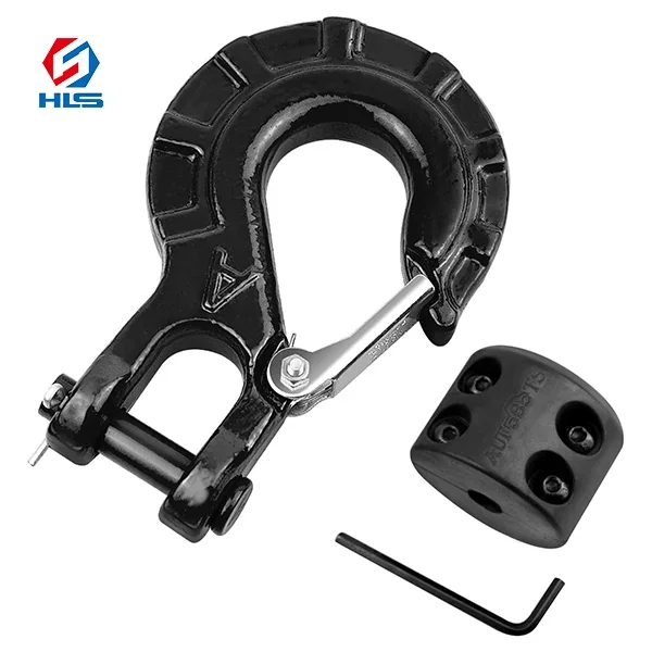 G70 G80 forged alloy steel horns loading hook crane hooks clevis selflocking hook eye slip