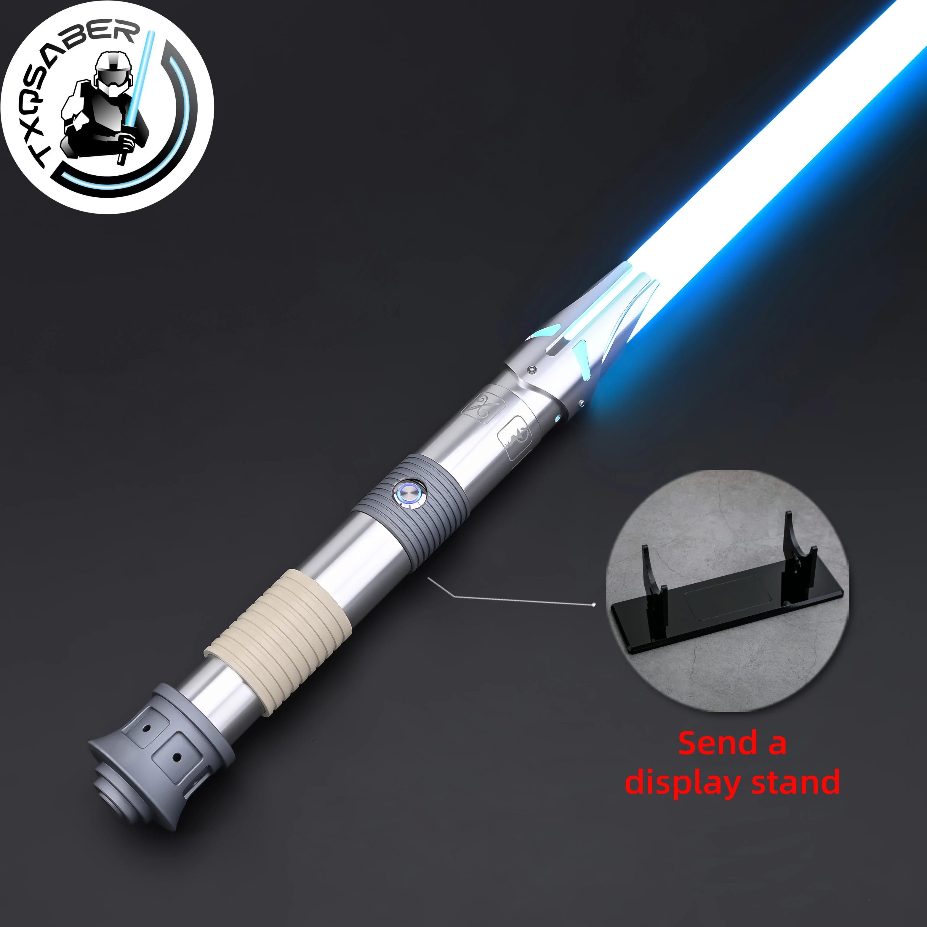 TXQSABERS Lightsaber SDRGB Pixel Light Sword Metal Hilt FOC Blaster Smooth Swing Heavy Dueling Laser Sword Adult Cosplay Toys