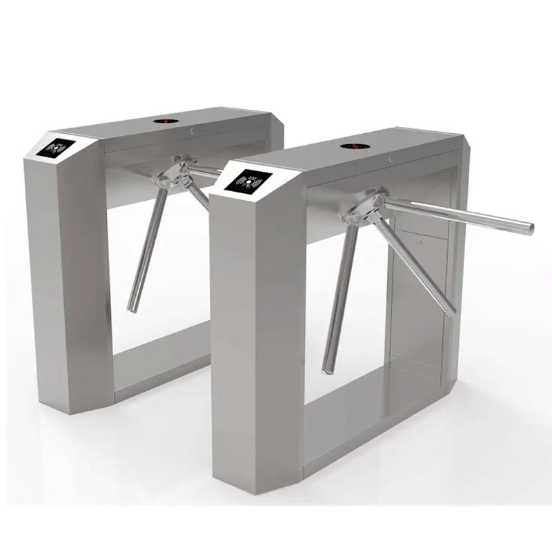 Electronic Colorful Access Flap Barrier Turnstile Drop Arm Tripod Turnstile Gate Access Control For Gym Subway Station Public Ar