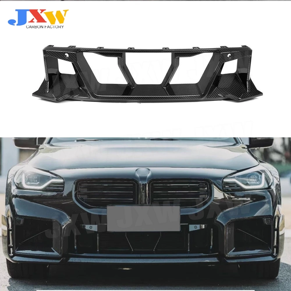 

Для BMW 2 серии M2 G87 2022+ сухой передний бампер из углеродного волокна, нижняя решетка воздухозаборника, комплекты кузова из FRP, автомобильные аксессуары, привлекательная