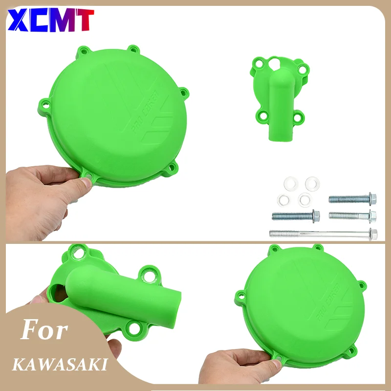 

Motorcycle For Kawasaki Plastic Clutch Guard Water Pump Protector Cover KX450F KX 450F KXF450 2016 2017 2018 Enduro Dirt Bike