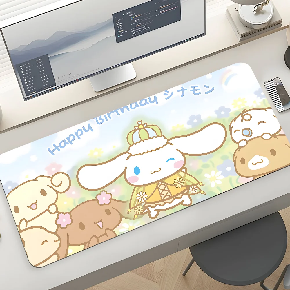 S-Sario C-Cinnamoroll Mousepad Mousepad New Arrivals Large Gaming Mousepad L XL XXL Gamer Mouse Pad Size For Keyboards Mat