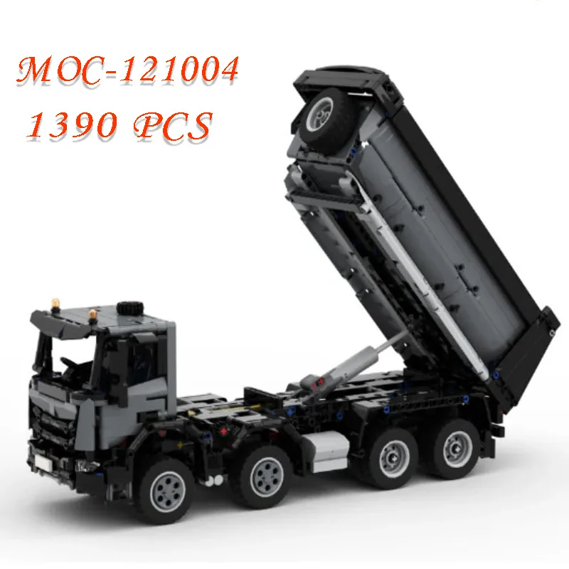 

MOC-121004 Transport Dump Truck 1390 PCS Self-locking Building Block Model Building Puzzle Birthday Christmas Toy Gift Ornaments