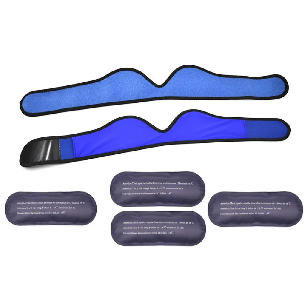 

Elastic Facial Ice Pack Wraps Toothache Relief Relieve Swelling Hot Cold Gel Wraps Comfortable No Leakage