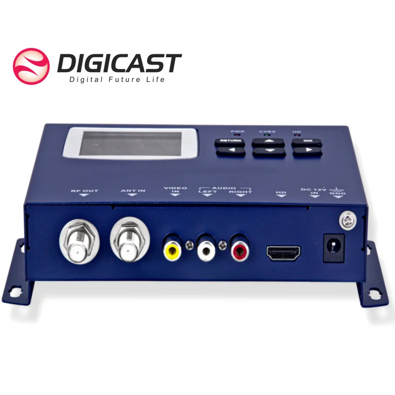 

DMB 9590 Single Channel H264 Single HDM I Ito RF DVBT ISDBT DVBC Digital RF Encoding Modulator