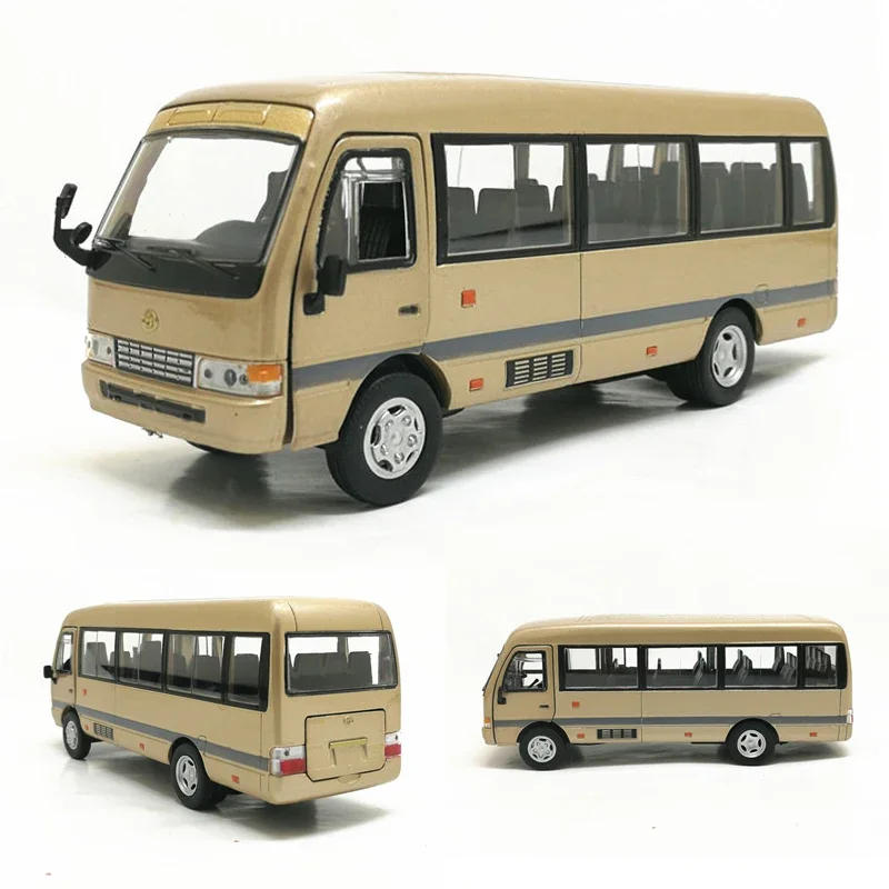 1:32 Toyota Coaster High Simulation Commercial Vehicle Alloy Car Model High Quality Collection Toy Free Shipping wholesale