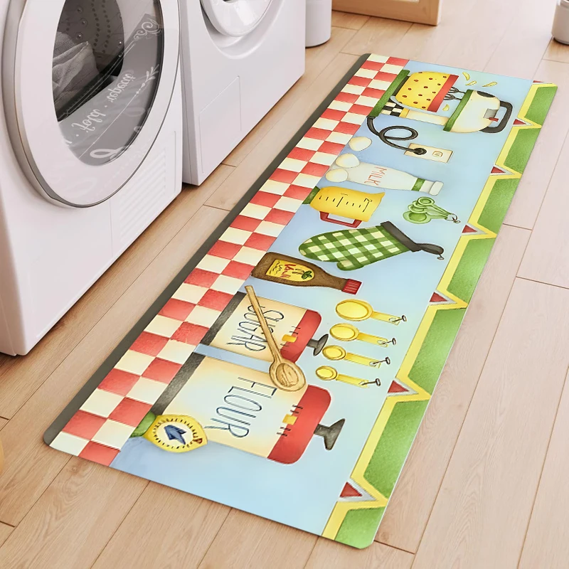 سجادة طويلة للمطبخ مقاومة للان - مراجعة Kitchen Living Baking Mats وسعره