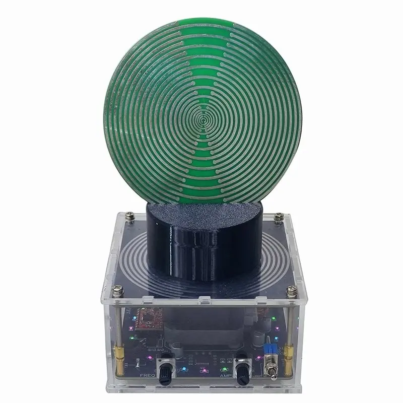 New Arrivals-MWO Automatic Rotating Multi-Wave Oscillator Rotating Copper Ring Light & Shadow Ornament Rotating Ornament US Plug