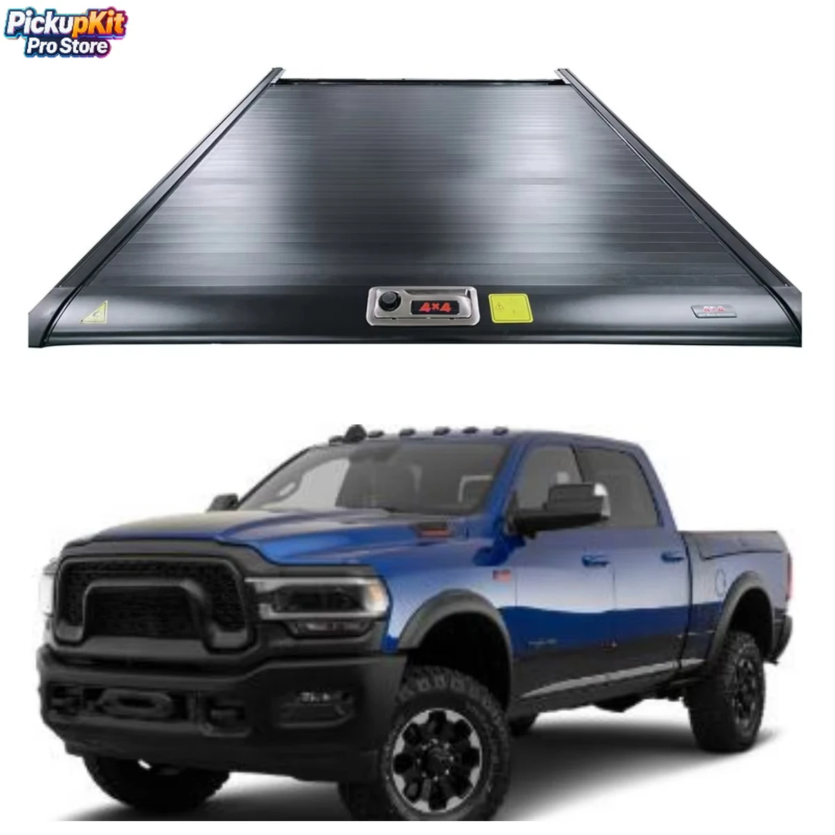 

Электрическая выдвижная роликовая крышка из алюминиевого сплава для RAM 2500 — защита от давления, водонепроницаемая и спортивная блокировка