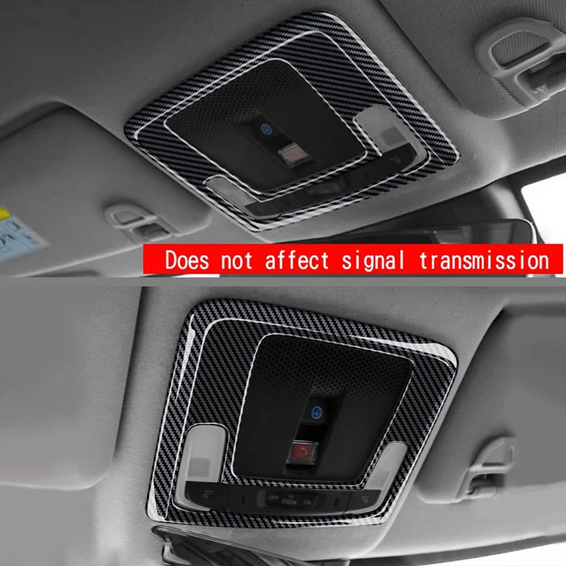 Car Interior Front Reading Light Lamp Cover Trim Sticker For Honda Vezel HR-V HRV 2021 2022 - Image 2