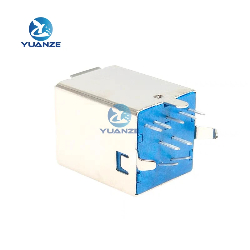 2/5pcs USB 3.0 Type B Female Plug jack USB-B Right Angle AF Socket Printer Connector Terminal