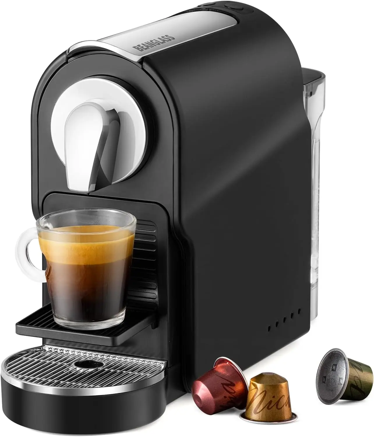 

Espresso Pod Machine for Home, Compact Capsule Coffee Maker for NS Original Pods, 20 Bar High Pressure Pump, 22oz Removable Wate