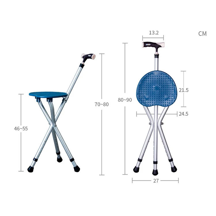 

Алюминиевые стабильные регулируемые костыли, складной стул в стиле трости, трость для пожилых людей