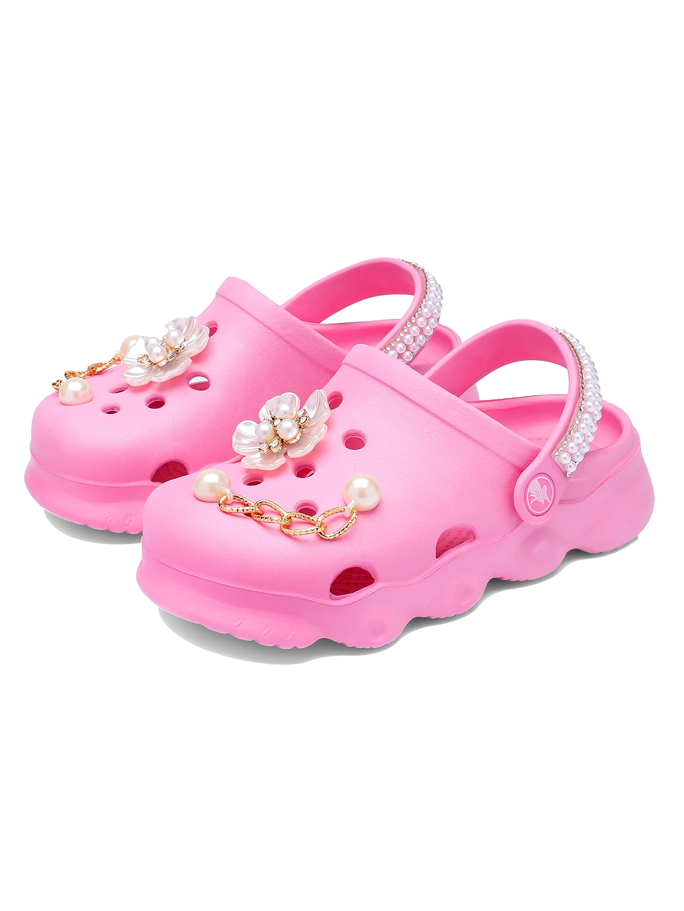 Kinder-Clogs, Leichte EVA-Gartenschuhe, Wasserdichte Rutschfeste Sandalen, Bequeme Slip-On Schuhe für Drinnen und Draußen 1214 – Detail 5