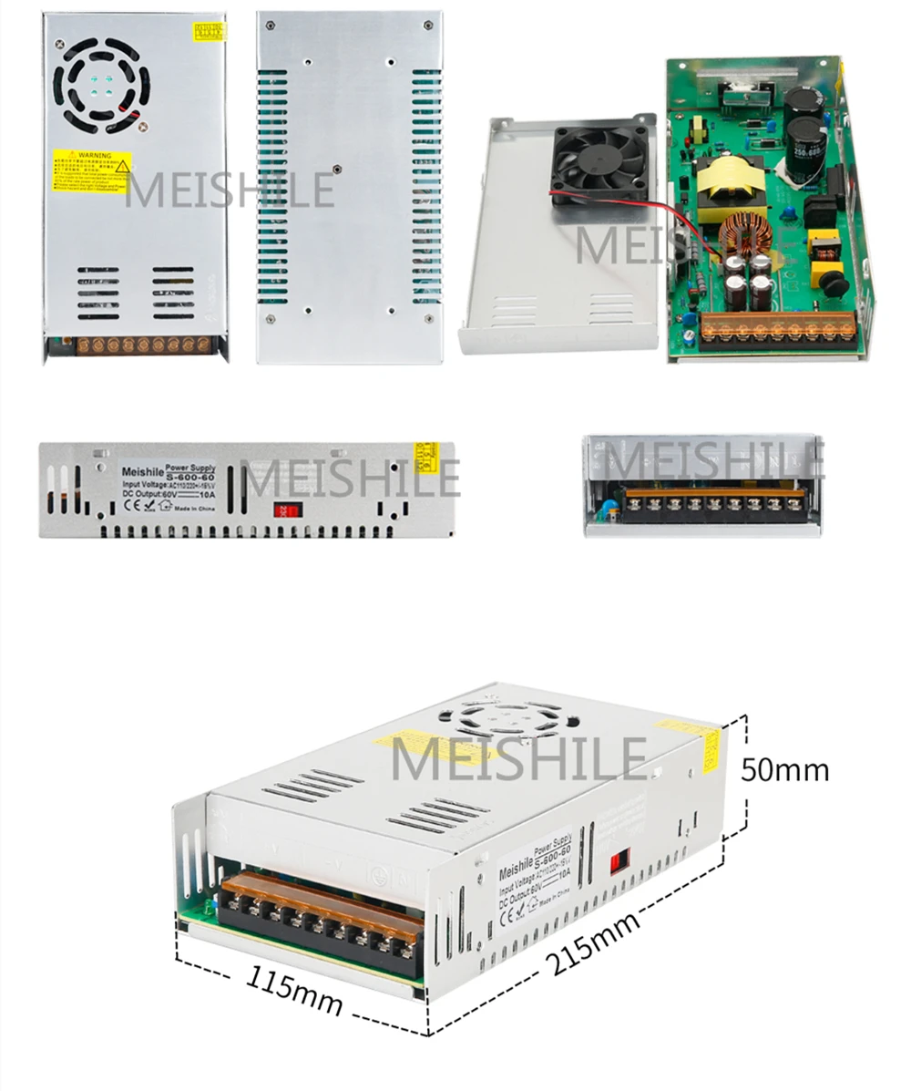 LED Switching Power Supply 2A 3A 4A 5A 8A 10A 15A 20A 25A 30A 40A 50A Transformer AC-DC Power Supply110v 220V 5V 12V 24V 36V 48V