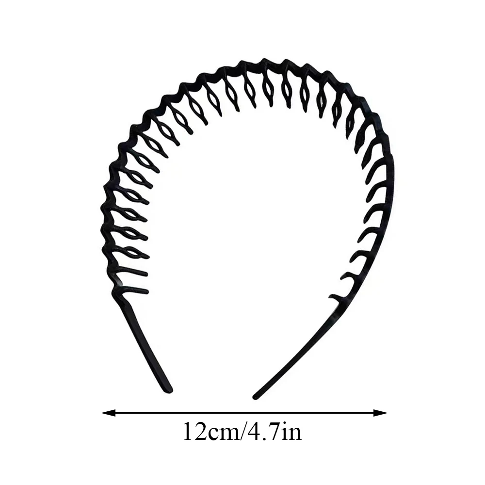 5 pezzi fasce per capelli fasce per capelli per trucco antiscivolo lavare il cerchio per capelli per il viso cerchio per la testa in tinta unita con accessori per capelli primaverili da donna con denti