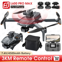 LYZRC L600 PRO MAX Drone 4K Professional HD Dual Camera 3-Axis Gimbal 360 Obstacle Avoidance Brushless Quadcopter FPV GPS Dron