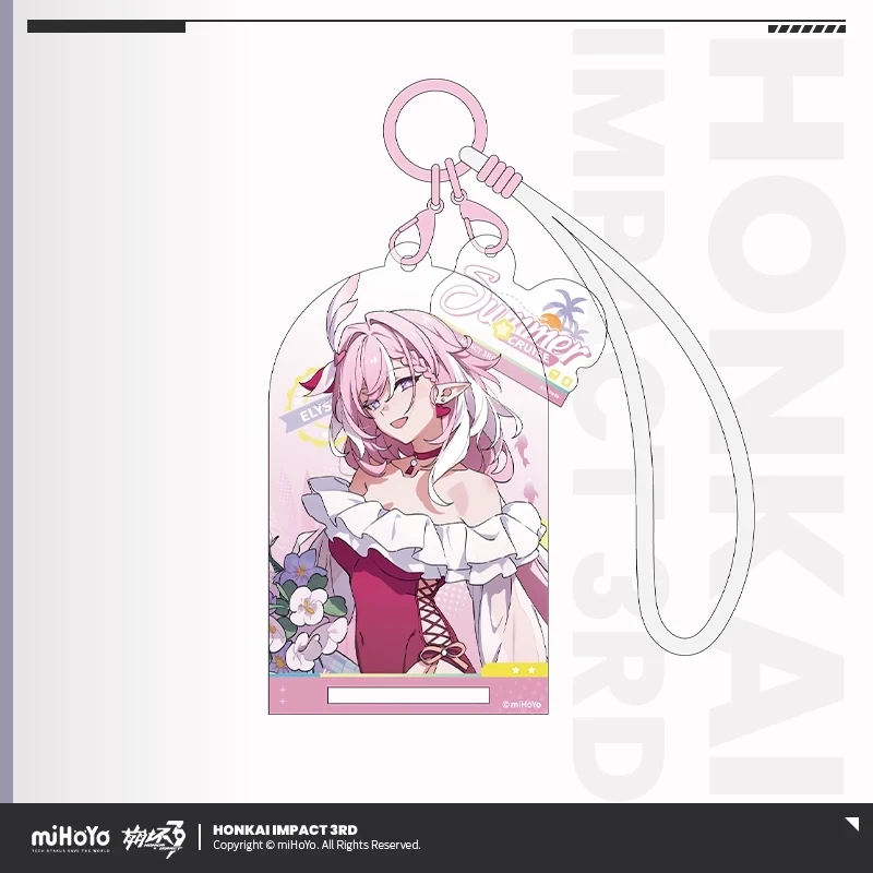 Official miHoYo/Honkai Impact 3 Licensed Anime “Summer Fun” Series, Part 6: Game Merchandise, Acrylic Keychain, Decorative Gift