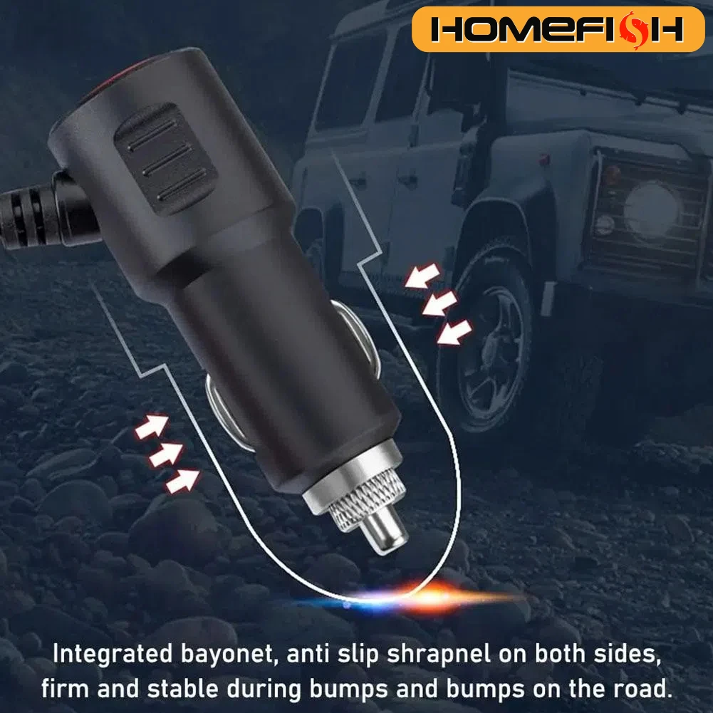 12V/24V Car Cigarette Lighter Adapter New 4-Socket 3.1A Charger Charger USB Car USB+QC3.0+PD3.1A Accessories Port USB 120W