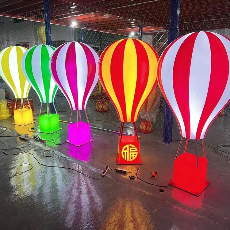 

Giant wedding party lighting hot air balloon props motif christmas light balloon decoration