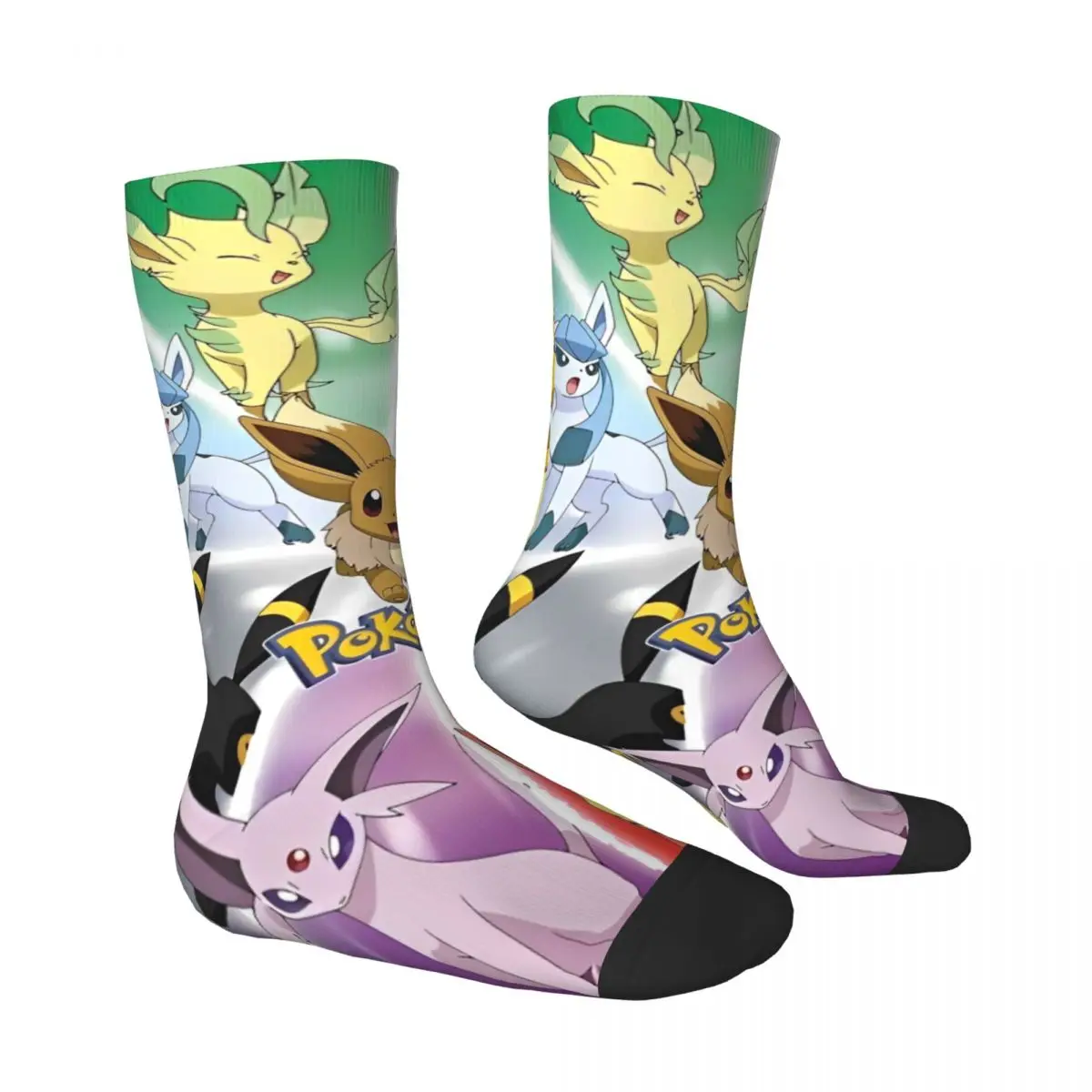 Pokemon Anime Pikachu Stockings Men Socks Soft Modern Socks Autumn Running Sports Anti Sweat Design Socks Gift Idea