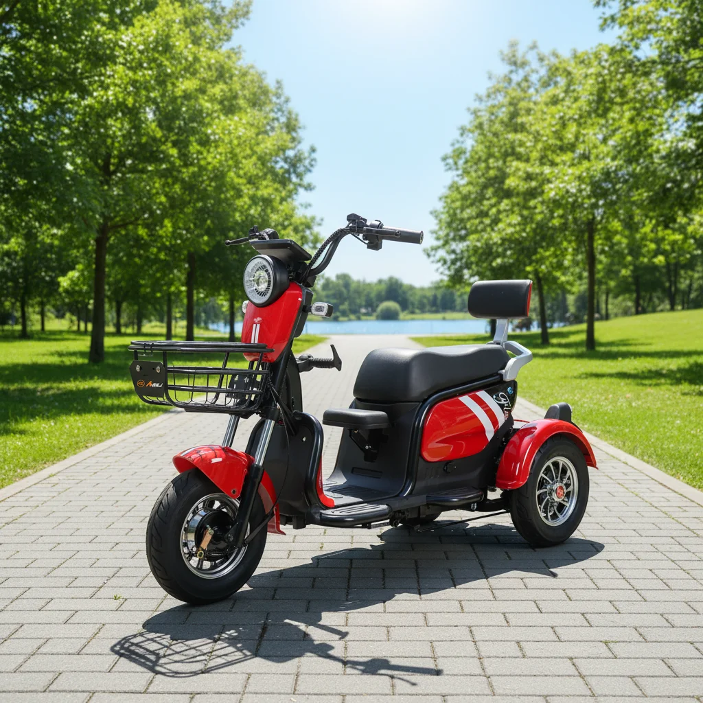 

STLF 1000W Households Electric Tricycle with Adjustable Open Body60V Voltage30-50Km/h Speed Payload for Small Scooter Use