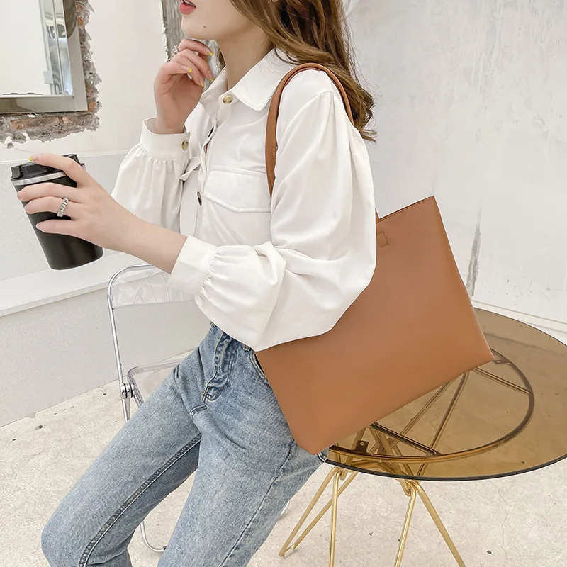 Fashion Tote Bag Women\'s Large Capacity Simple Women Handbags Commuter Casual all-in-one Shoulder Bag Bolso Bandolera Mujer 2024