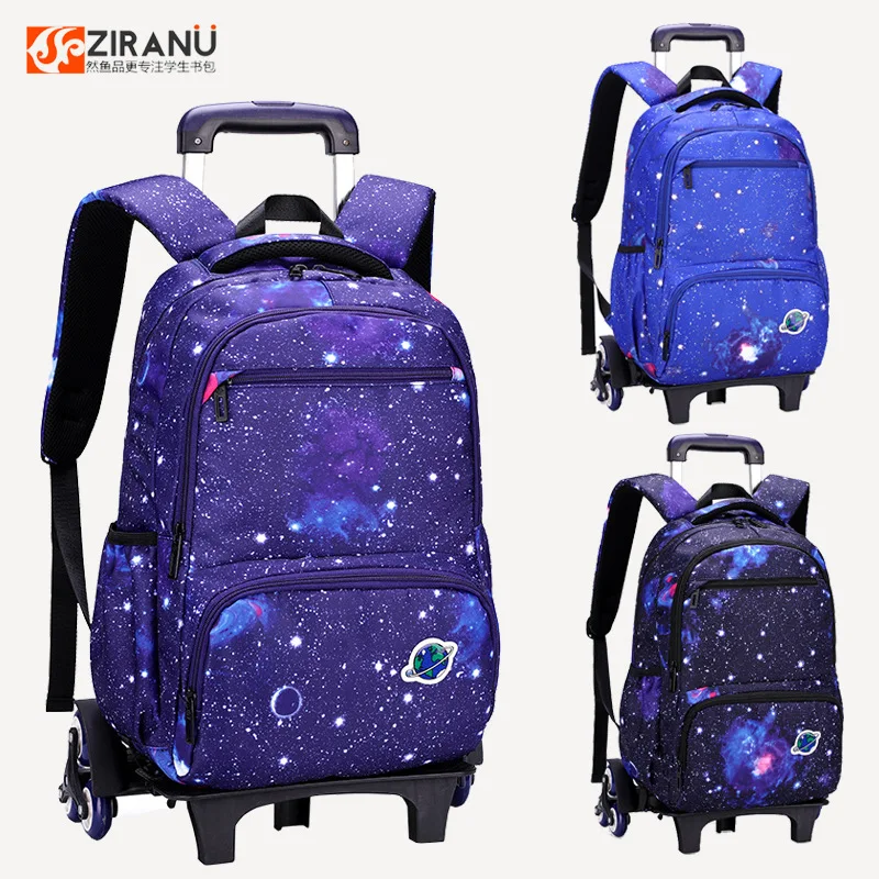 

Trolley Children School Bags Boys With Wheel Mochilas Kids Backpacks Trolley Luggage Backpack Backbag Kids Schoolbag