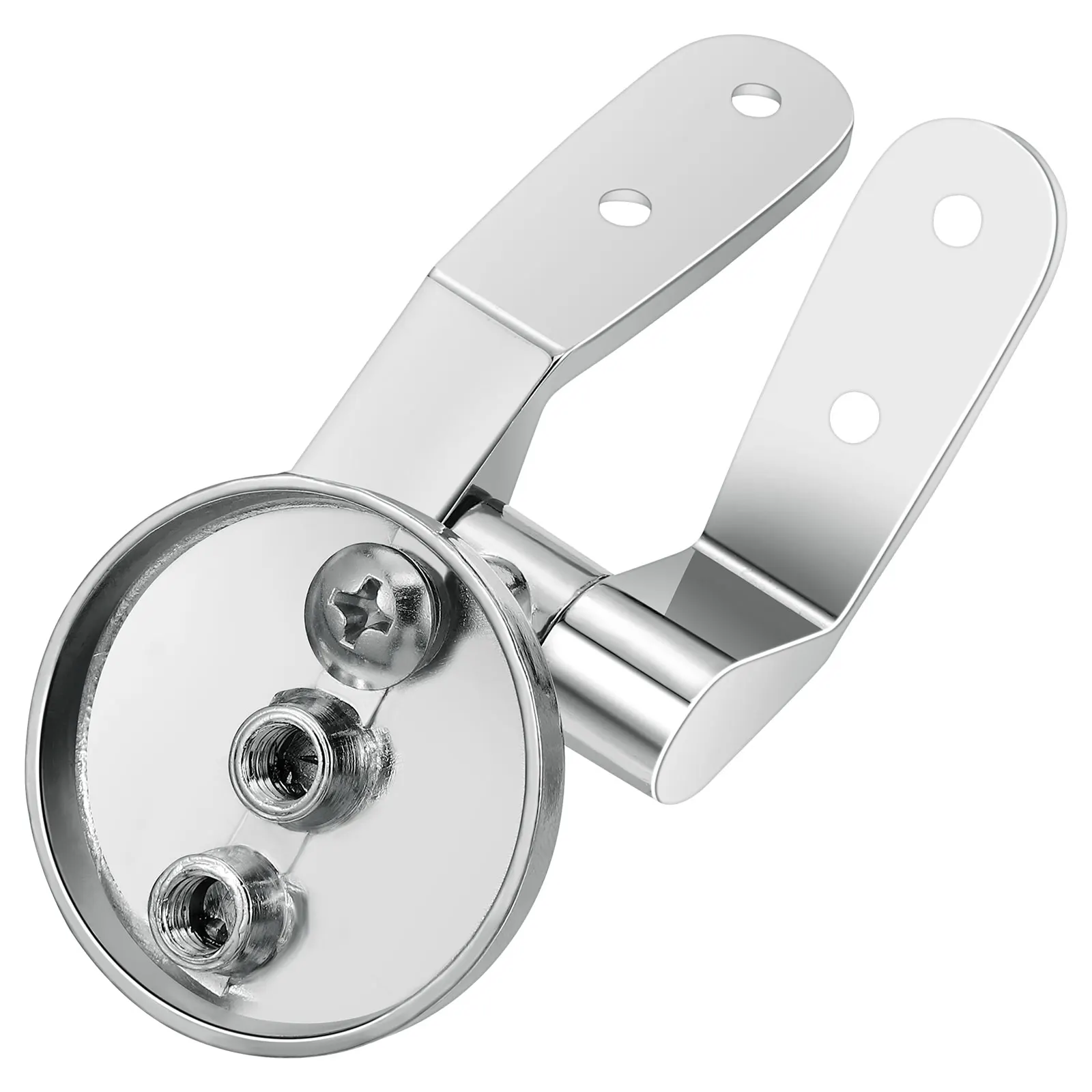 

1 Set Toilet Seat Hinge Durable Rustproof Strong Load Bearing Easy Install Fixing Fitting Replacement For Wood Metal Plastic