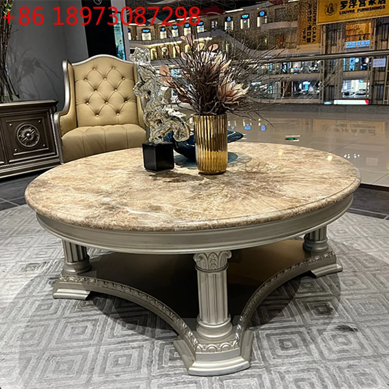 

Американский легкий журнальный столик, европейский журнальный столик в стиле ретро с резьбой из цельного дерева